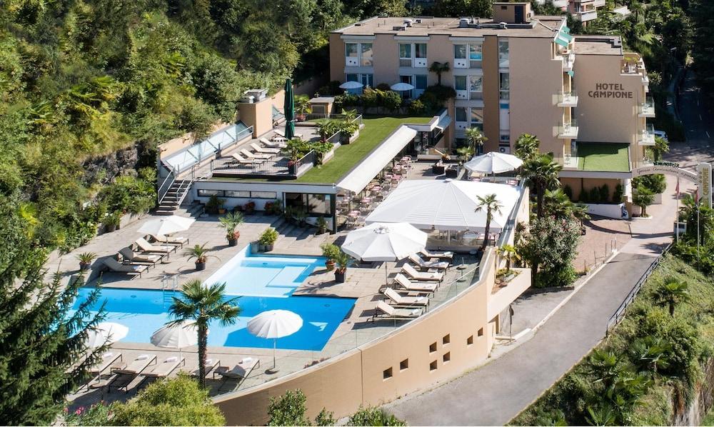 Hotel Campione Bissone Bagian luar foto