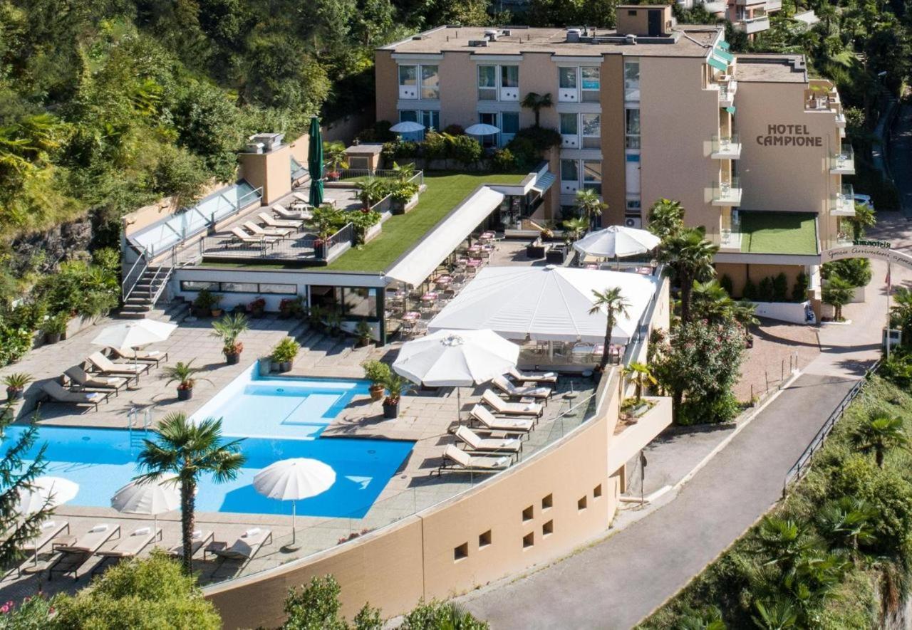 Hotel Campione Bissone Bagian luar foto