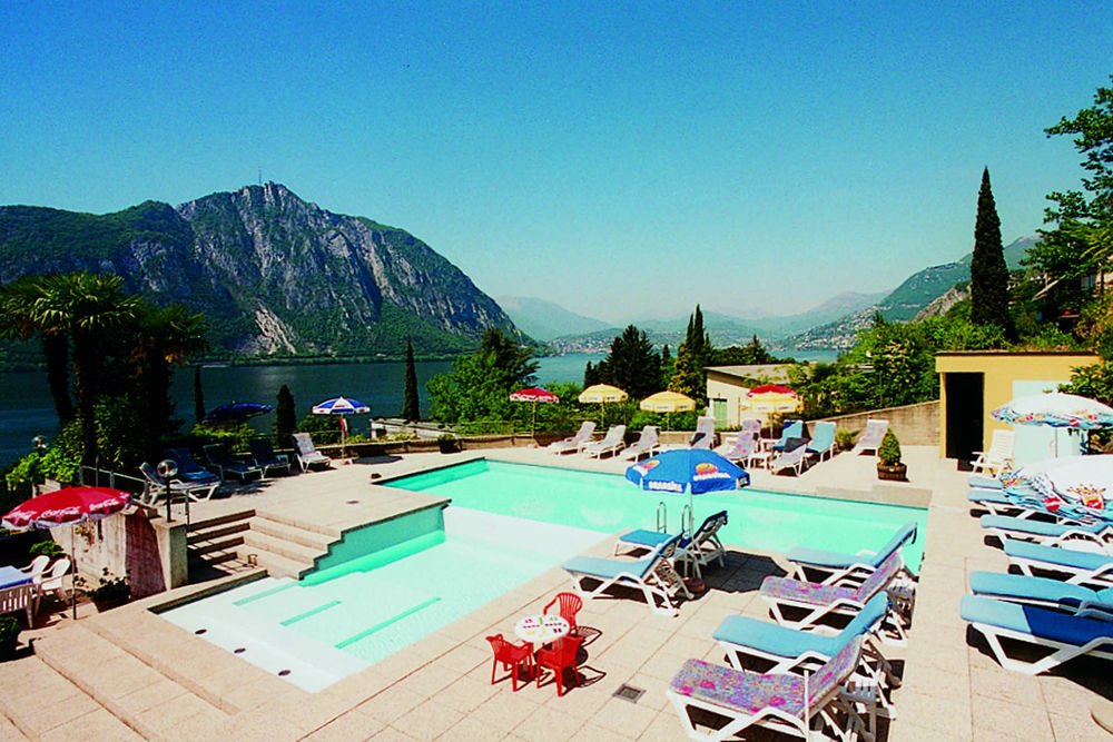 Hotel Campione Bissone Bagian luar foto